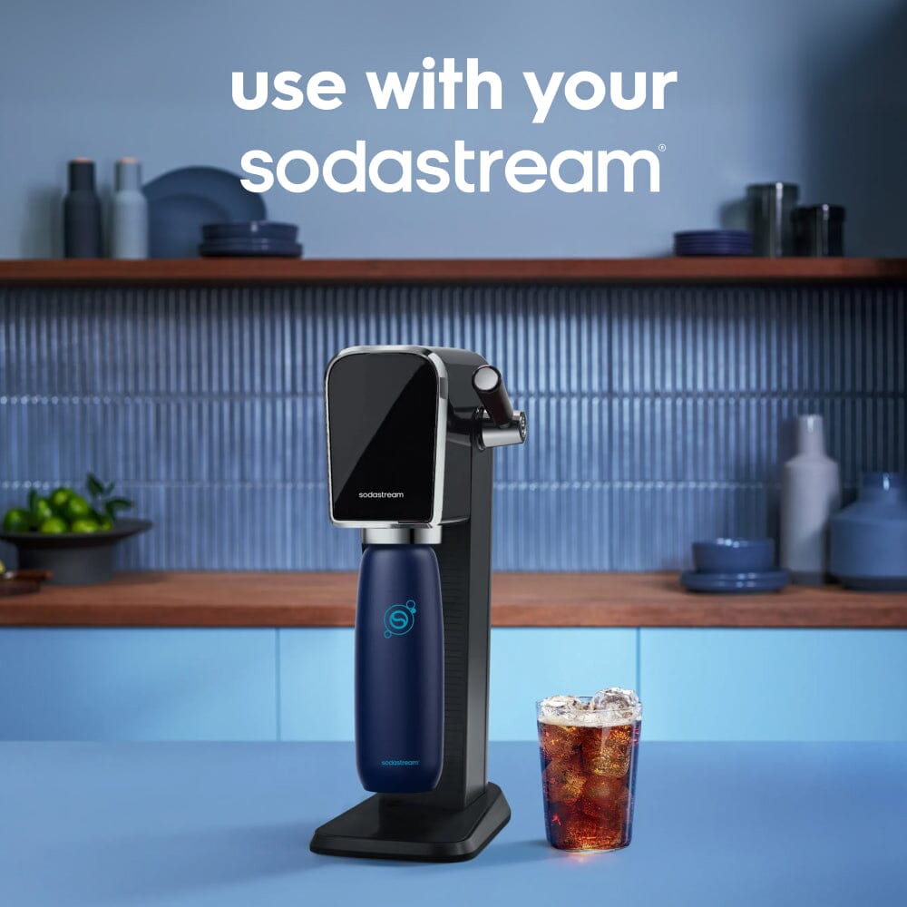 Sodastream Fizz & Go? Insulated Stainless Steel Carbonating Bottle Blueberry 30.4 oz - Image 7