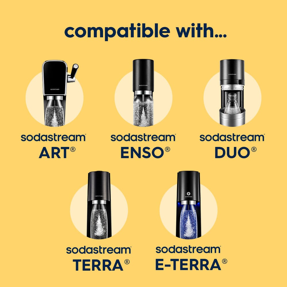 Sodastream Fizz & Go? Insulated Stainless Steel Carbonating Bottle Lemon 30.4 oz - Image 8